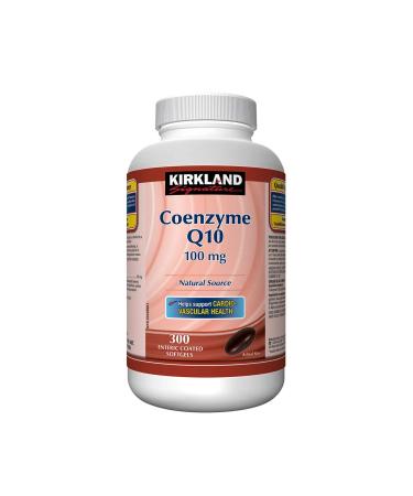 Kirkland Coenzyme Q10 100mg 300 enteric coated softgels 300 Count (Pack of 1)