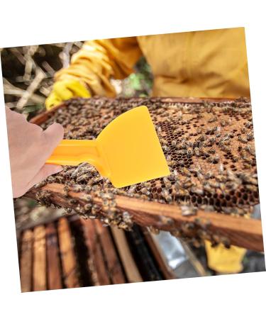 POPETPOP 1pc Plastic Honey Spatula Squeegee Beekeeping Supplies Tools Honey Collection Tool Ultra Thin Suite 20x10.5cm Yellow - Buy Online on GoSupps.com