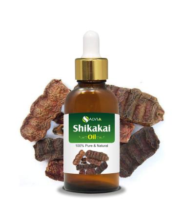 Shikakai (Acacia Concinna) Oil 100% Natural & Pure Undiluted Uncut Cold Pressed Oil Use for Aromatherapy, Hair Growth Therapeutic Grade - 15 ML with Dropper