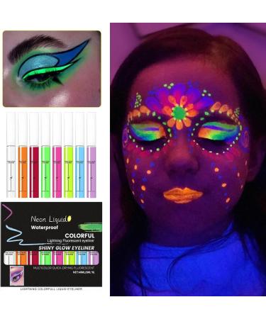 Liquid Eyeliner Pen Portable 5ml Eyeliner Pen Fluorescent for Daily Use School Home Outdoor Travel Travel Professional Halloween Christmas - Buy Online on GoSupps.com