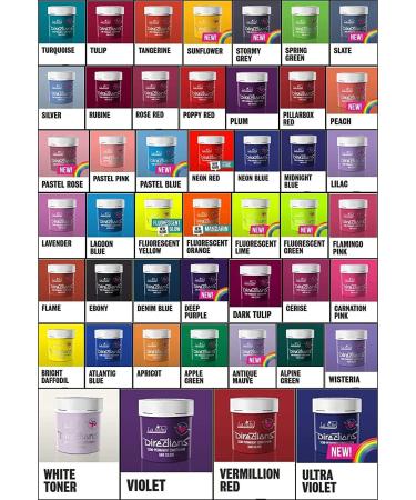 6 x TUBS DIRECTIONS Hair Dye/Colour CHOOSE ANY COLOURS - Buy Online on GoSupps.com