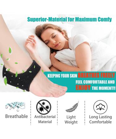 Adjustable Breathable Heel Cups for Heel Pain Relief - Plantar Fasciitis, Tendonitis, Heel Spurs - Thicken Heel Protectors & Support - Buy Online on GoSupps.com