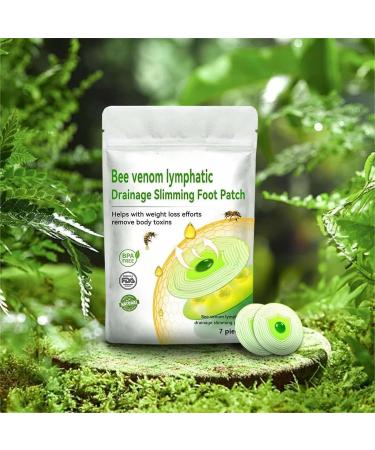 LUKMLCA Bee Venom Lymphatic Drainage Slimming Foot Patch LUKMLCA Bee Venom Foot Patch Bee Venom Lymphatic Drainage & Slimming Patches Effective Feet Health Patches for Foot and Body Care (2 Bag) - Buy Online on GoSupps.com