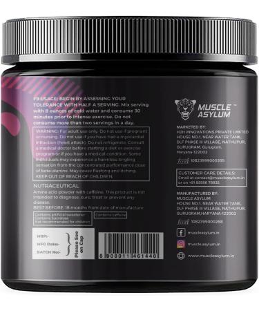 F9 Extreme Pre-Workout Energy Supplement - High Caffeine Beta Alanine Creatine Free - 30 Servings (Fruit Punch) | International Shipping Available - Buy Online on GoSupps.com