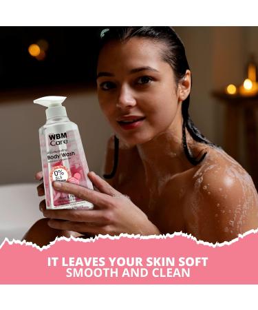 Ultra Moisturizing Body Wash for All Skin Types - Rose & Pearl Extracts with Himalayan Pink Salt | 17.5 fl oz - Buy Online on GoSupps.com