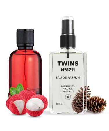 TWINS Impression of He Wood | Unisex Perfume for Women and Men Eau de Parfum | No.8711 | 3.4 Fl Oz / 100 ml Dsquared2 He Wood Impression