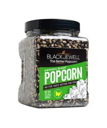Black Jewell Gourmet Popcorn Kernels Original Black 28.35 Ounces (Pack of 1)