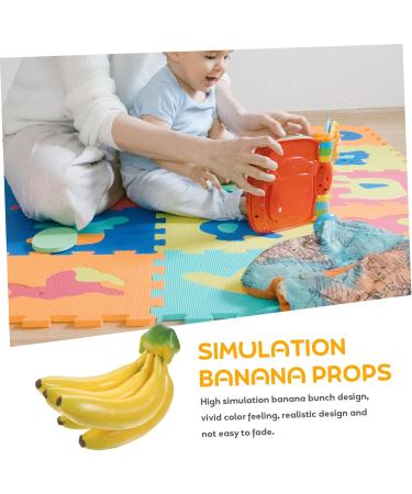 Ciieeo Simulated Banana Vegetable Banana Fake Vegetable Stapler Removers Scene Adornment House Decorations for Home Banana Ornament Fruit Toys Artificial Banana Emperor Banana Window Foam - Buy Online on GoSupps.com