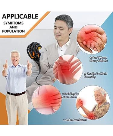 Finger Rehabilitation Stroke Both Hand Training Rehabilitation Robot Gloves Stroke Hemiplegia Hand Splint Finger Orthosis for Relieve Wrist & Thumb Pain Orange S Size Orange S size - Buy Online on GoSupps.com