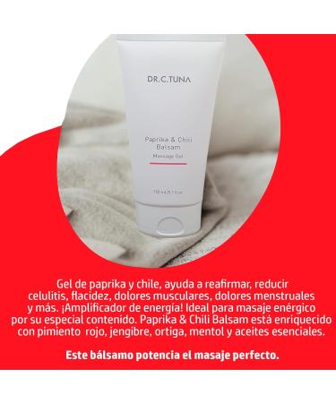 Farmasi Paprika & Chilli Balsam Massage Gel 150ml - Soothing & Regenerating Formula | International Shipping Available - Buy Online on GoSupps.com
