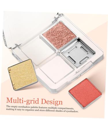 Beavorty 6 Pcs Transparent Square Eye Shadow Box Empty Eyeshadow Pallet Empty Eyeshadow Containers Plastic - Buy Online on GoSupps.com