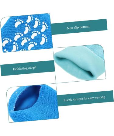 SKISUNO Gel Lined Socks 2 Pairs Gel Socks Miss Shopping Cart Soft Vegetable Gel Moisturizing Gel Heel Socks 22x10x1cm - Buy Online on GoSupps.com