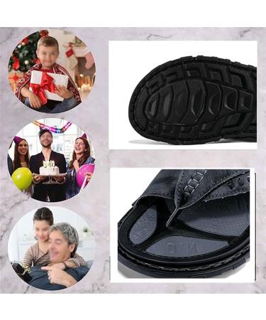 Wygwlg Men's Toe Corrector Sandal - Plus Size Summer Slip-On Bunion Relief Flip Flops | Perfect Gift for Dad - Buy Online on GoSupps.com