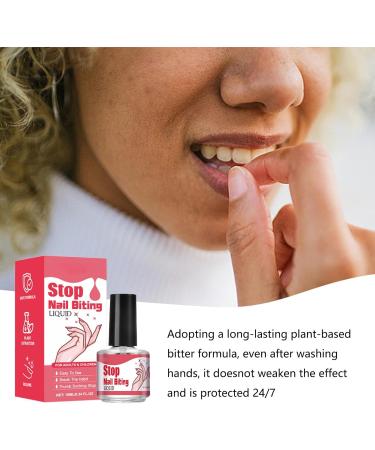 Bitter Nail Polish | 10ML Anti Bite Nail Polish | Finger Nail Biting Polish Thumb Sucking Safe Product Long-Lasting Dual-Effect For Kids And Adults Stop Thumb Sucking - Buy Online on GoSupps.com
