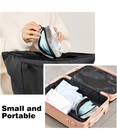 Hydrangea Print Sanitary Napkin Storage Bag - Portable Menstrual Period Pouch - Buy Online on GoSupps.com