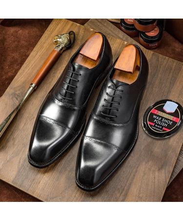 ZOPPER Black Wax Shoe Polish 50ML Pack of 4 Water Resistant High Quality Smooth Shiny Polish Wax Protection and Nourishing Shoe Care Cream Traditional Tin for Leather Shoes - Buy Online on GoSupps.com
