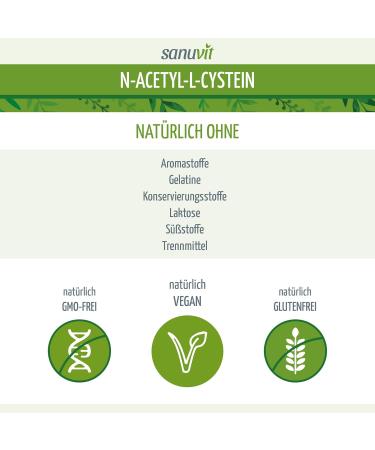Sanuvit NAC Powder 150g - N-Acetyl-L-Cysteine Vegan High Bioavailability Made in Austria - 6 Month Supply - Buy Online on GoSupps.com