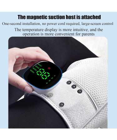 FoRes Heated Smart Knee Brace Full Wrap with 4 Vibration Modes & Temperature Control for Pain Relief | Black - Buy Online on GoSupps.com