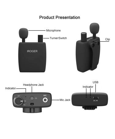 Rechargeable Hearing Amplifier for Seniors - Personal Sound Amplifier with Directional Microphone and Headphone - Black - Buy Online on GoSupps.com