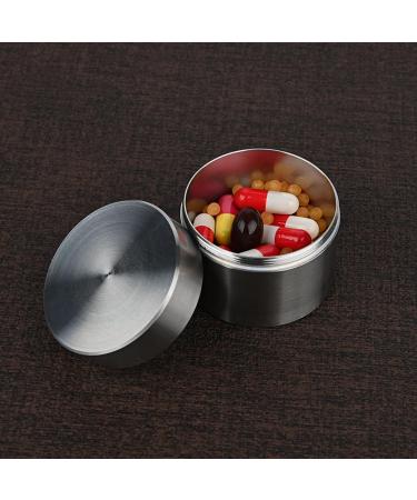 Porte-tapillole in acciaio inossidabile Scatola porte imperm able de 10 ml da viaggio | Organizzatore di pillole da viaggio per uomini e donne scatola per conservare le pillole giornaliere i Taille M - Buy Online on GoSupps.com