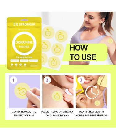 huangirl Dopamine Patches | 90 Pack (3PCS) | Vegan Plant-Based Formula - for Men & Women 3 PCS - Buy Online on GoSupps.com