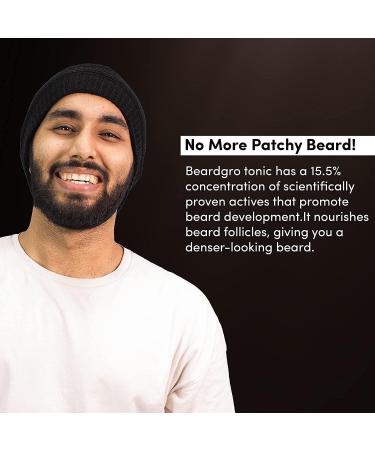  QURA QURA BeardGro Beard Growth Tonic for Men 30ml | 1.5% Aminexil 4% Moringa 4% Goksura & 2% Eyelash Extract | Thicker Beard Growth Softens Beard | Natural and Scientific Formula - Buy Online on GoSupps.com