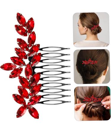 Gogogmee Bridal Headwear Hair Comb Bridal Hair Accessories Hair Side Comb Wedding Hair Accessories for Brides Diamond Hair Accessories Wedding Hair Clips for Brides - Buy Online on GoSupps.com