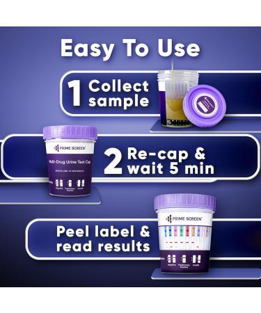 Prime Screen 14 Panel Instant Home Test Cup - 5 Cups - TDOA-1144A3 - Buy Online on GoSupps.com