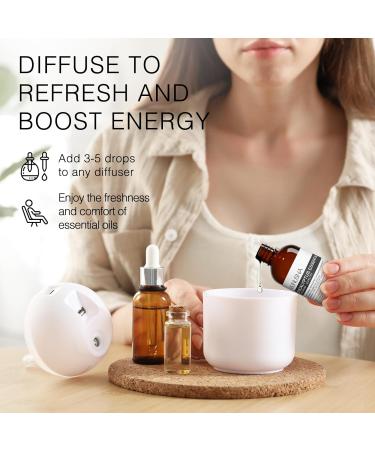 MUNUSNA Eucalyptus Essential Oil and Peppermint Essential Oil Premium Grade Pure & Natural Essential Oils for Hair Body Skin Aromatherapy Diffuser Meditation Massage Home Candle Soap Bath Bo - Buy Online on GoSupps.com