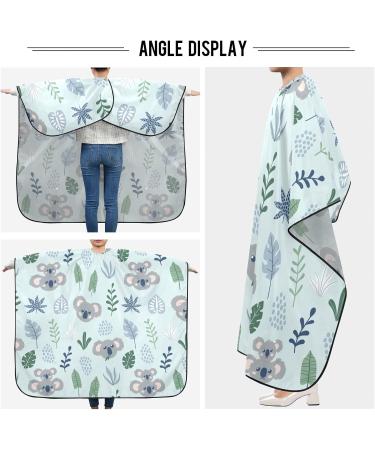 Waterproof Barber Cape - Cute Koala Bear & Cheetah Haircut Bib for Men & Women | Unisex Hair Cutting Cape - Buy Online on GoSupps.com