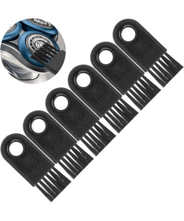 Horoper 6-Part Cleaning Brush Set for Men's Electric Razors | Hair Remover & Shaving Brush Replacements | Durable Nylon Cleaner | Black - Buy Online on GoSupps.com