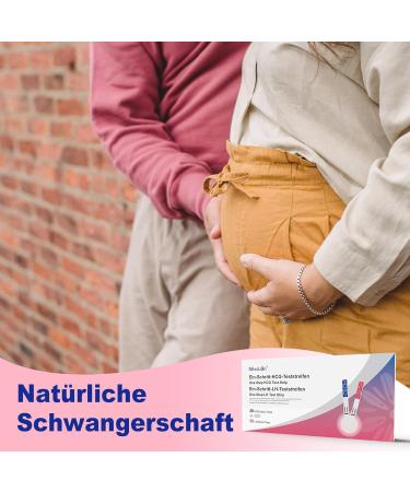 Buy Misslan 50 Ovulation & 20 Pregnancy Test Strips - Accurate Detection with 25miu/ml Sensitivity & Weekly Monitoring - Buy Online on GoSupps.com