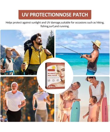 UV Nose Protection Patches - 24PC Sun Protection Plaster for Outdoor & Summer Use - Buy Online on GoSupps.com