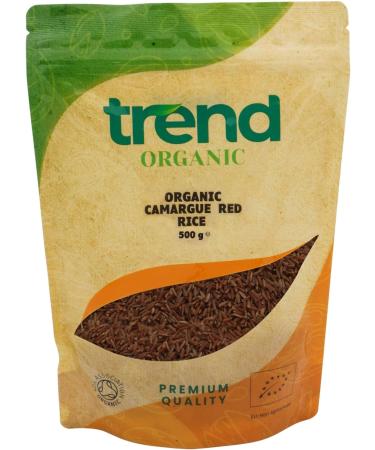 Organic Camargue Red Rice 500g: High Protein & Fibre | Certified Organic, Vegan, Non-GMO, Raw - No Preservatives or Additives - Buy Online on GoSupps.com