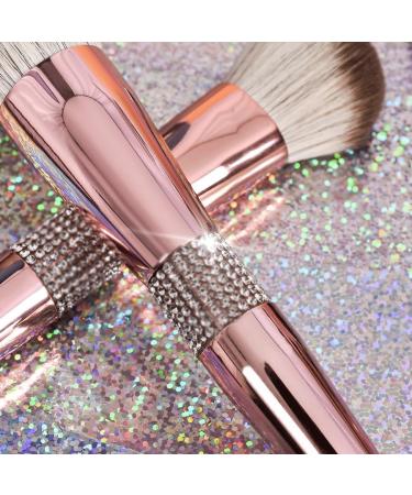 12 Rose Gold Snow Fox Makeup Brush Set - Complete Soft Eyeshadow & Face Brushes for Flawless Makeup | International Shipping Available - Buy Online on GoSupps.com