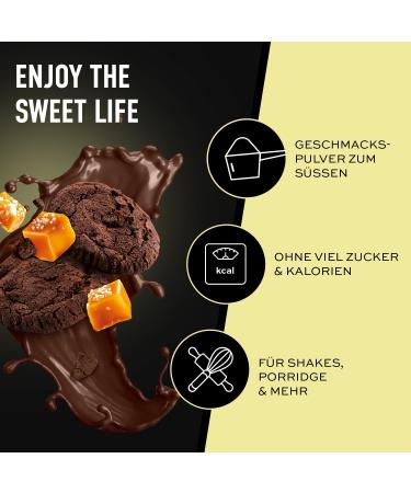 ESN Designer Flavor Powder - Dark Cookie & Salted Caramel 250g | Low Sugar Low Calorie Premium Quality - Made in Germany - Buy Online on GoSupps.com