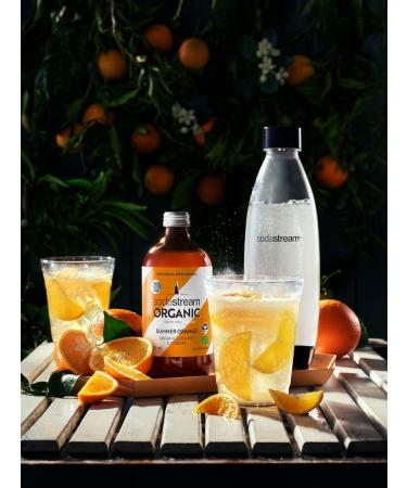 SodaStream Organic Orange Drink Mix - 500ml Bottle | Vegan, Aspartame Free, Low Sugar | Fizzy Orange Soda Maker Concentrate - Buy Online on GoSupps.com