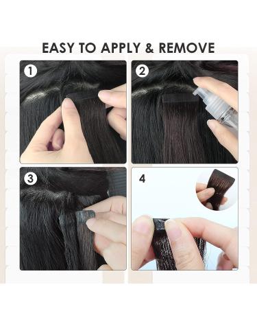 Double Sided Tape Replacement for Tape In Hair Extensions - 120 Pieces, No Residue - Pack of 1 - Buy Online on GoSupps.com