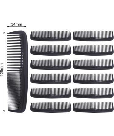 12 PCS Colorful Plastic Hair Combs Set - Fine Dressing Styling Combs for Women and Men - Salon and Hotel Hair Care Tool - Buy Online on GoSupps.com