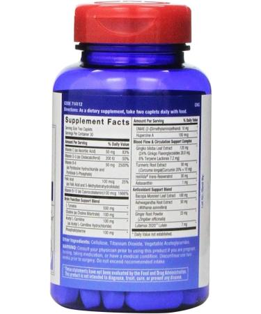 GNC Brain Health Formula - 60 Caplets | Supports Memory Function - Buy Online on GoSupps.com