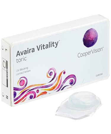 Cooperization Avaira Vitality Toric Monday lenses soft 6 pieces / BC 8.5 mm / DIA 14.5 mm / Cyl -2.25 / axis 120 / +0.25 Dioptria 8.5 millimeters 14.5 Millimeter -2.25 120 6