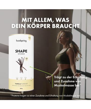 FoodSpring Shape Shake - 10 Pack Meal Replacement | Protein-Rich 24 Vitamins & Minerals | Weight Loss Support - Buy Online on GoSupps.com