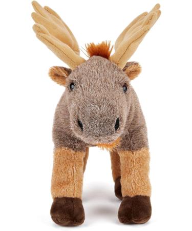 Zappi Co Plush Moose Toy - Safari Animals Collection (26cm) - Buy Online on GoSupps.com