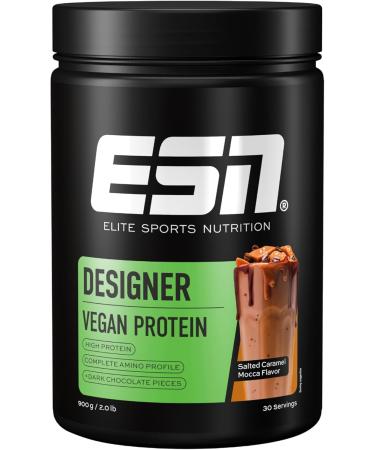 ESN Vegan Designer Protein Powder with Soy - Salted Caramel Mocha - 900g