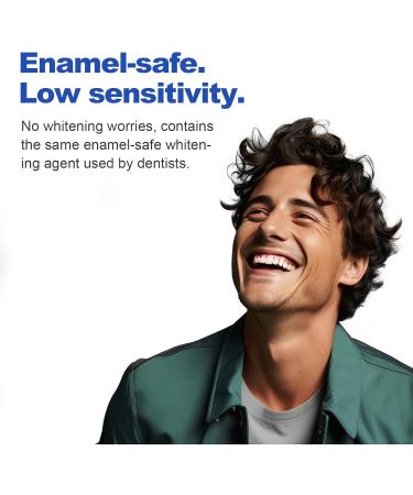 Ollm Teeth Whitening Strips - Enamel Safe Hydrogen Peroxide for Sensitive Teeth 14 Treatments Professional Mint Flavor - Buy Online on GoSupps.com