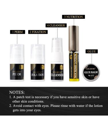 DONG RHYME Brow Lamination Kit Professional Eyebrow Lamination Kit Semi-Permanent Brow Lift Kit Long Lasting 6-8 Weeks Bushy & Full Brows Easy to Use Eyebrow Lift Kit at Home DIY A-black - Buy Online on GoSupps.com