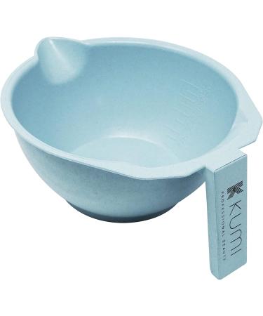 Kumi Wheat Blue Tint Bowl - Eco-Friendly Durable Hair Tinting Tool with Non-Slip Base and Measuring Grid - Buy Online on GoSupps.com