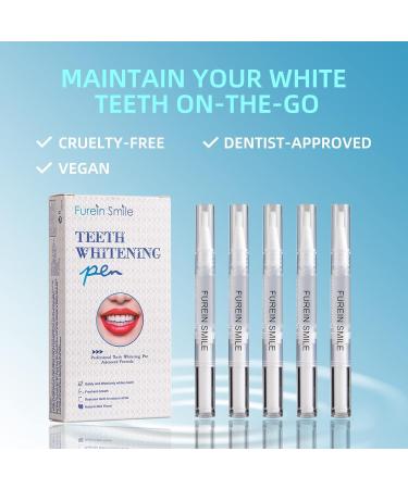 Teeth Whitening Pen - 5 Pens 50+ Treatments | 35% Carbamide Peroxide | Removes Years of Stains - Buy Online on GoSupps.com