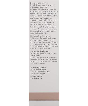 Dr. Hauschka Regenerating Hand Cream 1.7 Fl Oz - Nourishing Hand Treatment - Buy Online on GoSupps.com