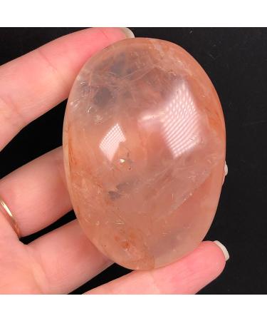QPYD Natural Pink Healing Crystal Carvings - Polished Massage Stones for Home Art & Perfect Gifts (Set of 2) - Buy Online on GoSupps.com